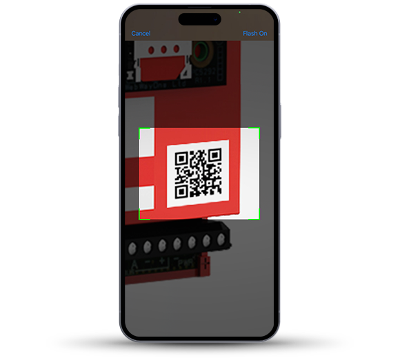 Screenshot of QR Scan on My Base 2.0 App