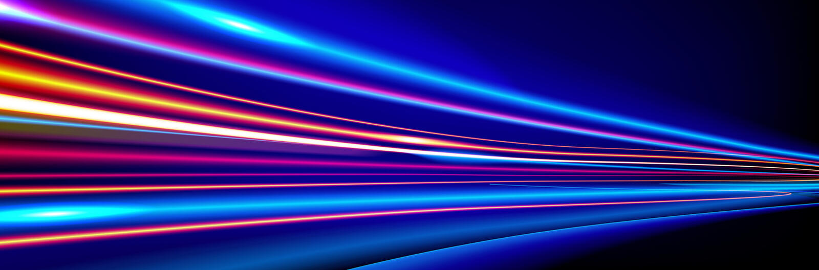 VoiceLink - fibre optic light streak